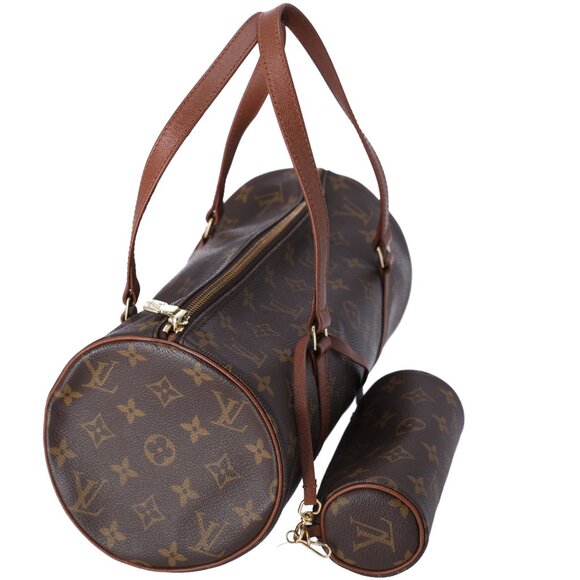Louis Vuitton Papillon 30 Monogram Handbag M51365 Canvas + Pouch - Picture 2 of 8